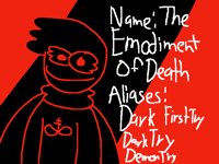 I would like to announce my dark form.