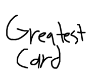 When the time is right, i’ll reveal my card.