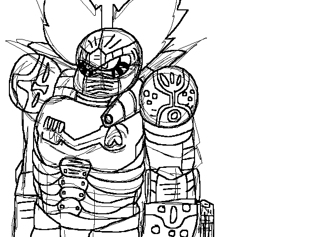 Process Of Drawing DoomSpinel