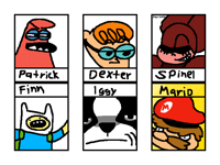 6 characters i will make fanart of