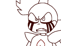 Process Of Drawing TiredPee’s Spinel (With Extras)