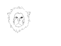 I feel like drawing a lion :D