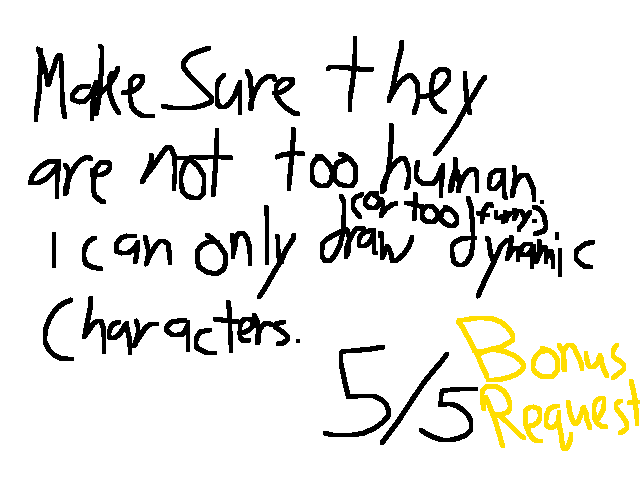 “Oc/Character Art Request” Bonus Request