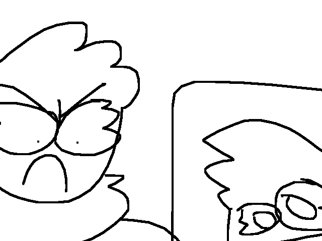 I tried using my right hand, it looked dumb.