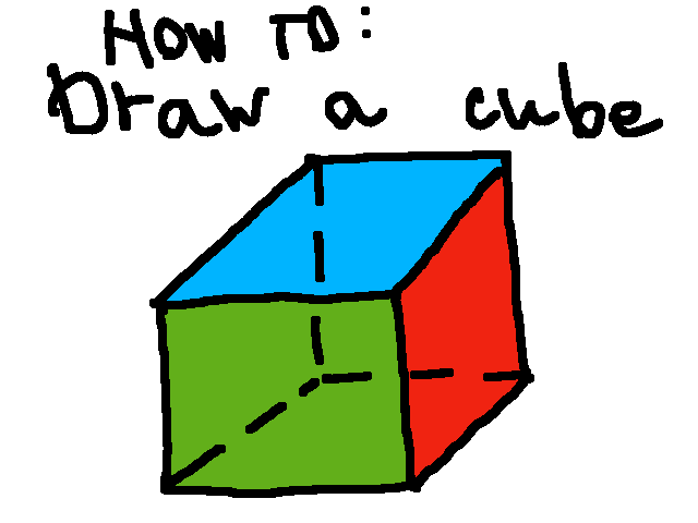How to draw a cube