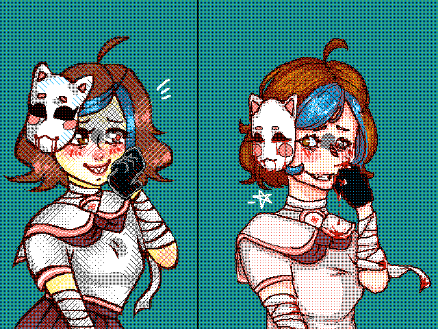 < Draw her in your style >