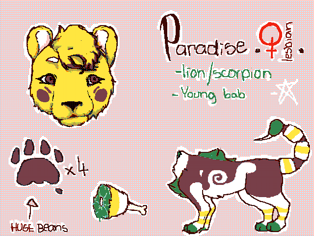Paradise reff sheet