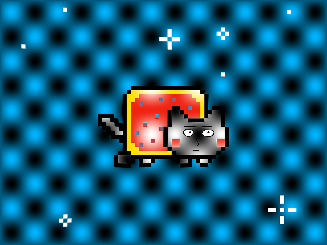 One punch cat pixelart