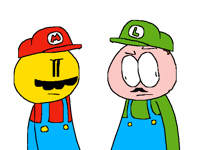 the real mario bros!!!!!!!!!!!!!!! omg!!!!!!!!