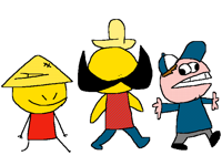 A Chinese, a Mexican and an American walk into a b
