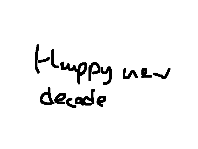 Happy new year and decade
