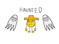 Goretober day 13 haunted