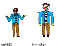 Make ZOMBIX scary