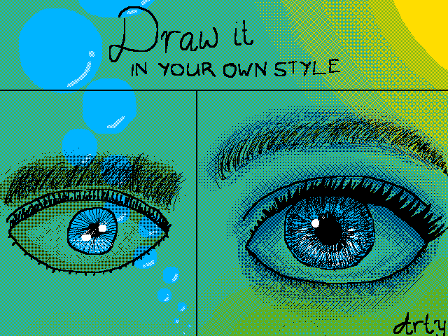 Draw it in your own style