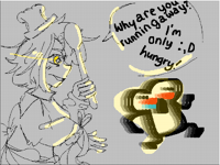 What is bread running away from?collab