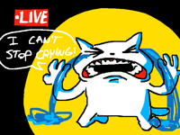 Fatto_catto weeps on live television