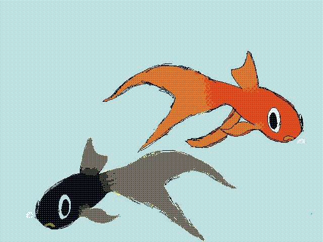 My new fish(gumball and Darwin)