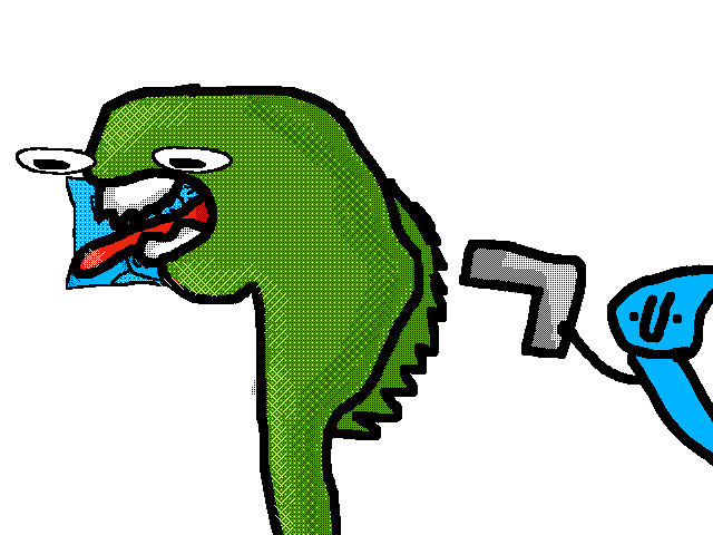 Make this scribble into something @Duck_Bro