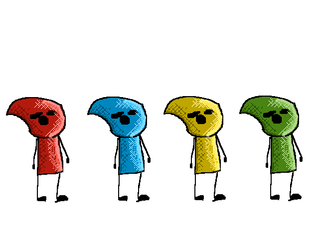 My OC but in different colors