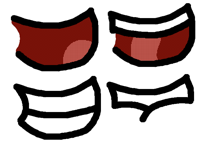 I DREW BFDI MOUTHS CUZ WHY NOT