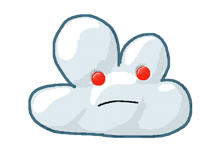 Cloudy eggs is up to no good