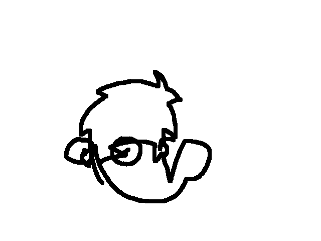 Drew this with my eyes closed
