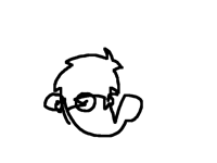 Drew this with my eyes closed