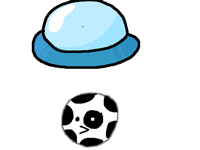 Cow-ball and UFO (new OCs?)