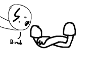 I’m not the best at drawing crossed arms