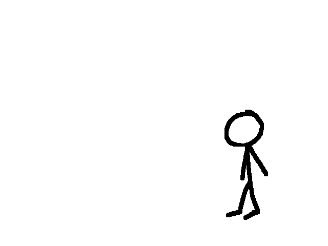 I tried to make a stick figure animation
