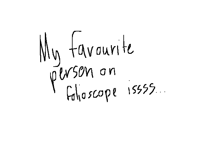 My favourite person on Folioscope is...