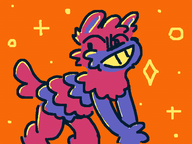 Wow guyz its a colourful dog