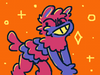Wow guyz its a colourful dog