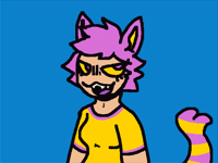 THEY DONT HAVE A NAME BUT THEYRE  A CATPERSON NOW
