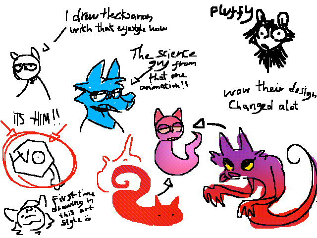 Copying stuff from old-ish sketchbook