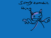 I wanna draw scary stff but i forgt howww