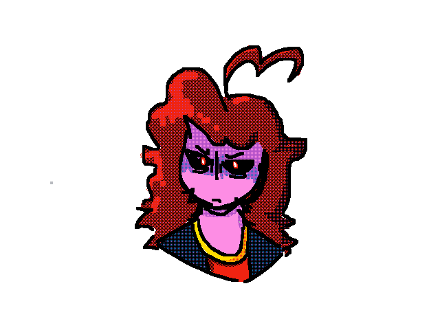 Her hair is fun to draw