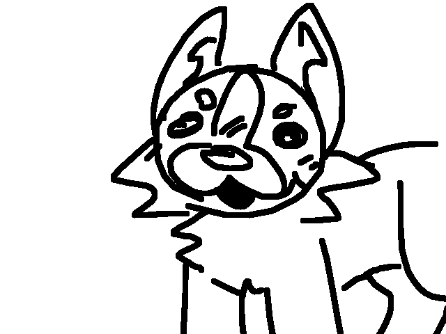 Its a dog guyz wow a dog