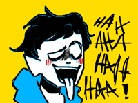 he laugh ;^)