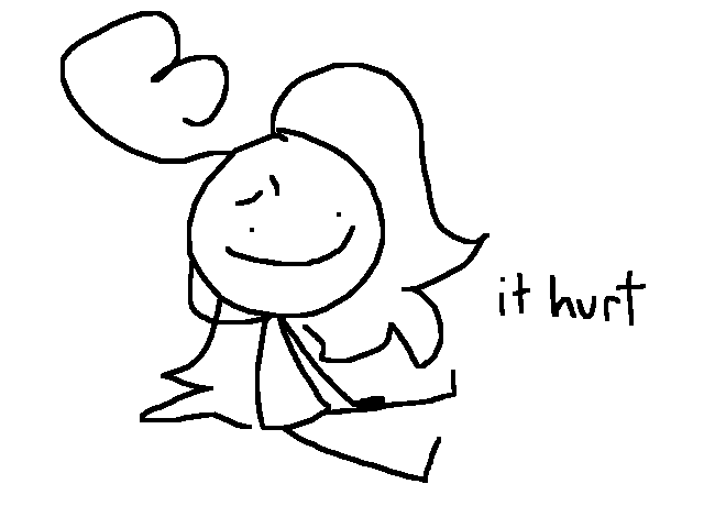 i had the worse headache ive ever had earlier :’]