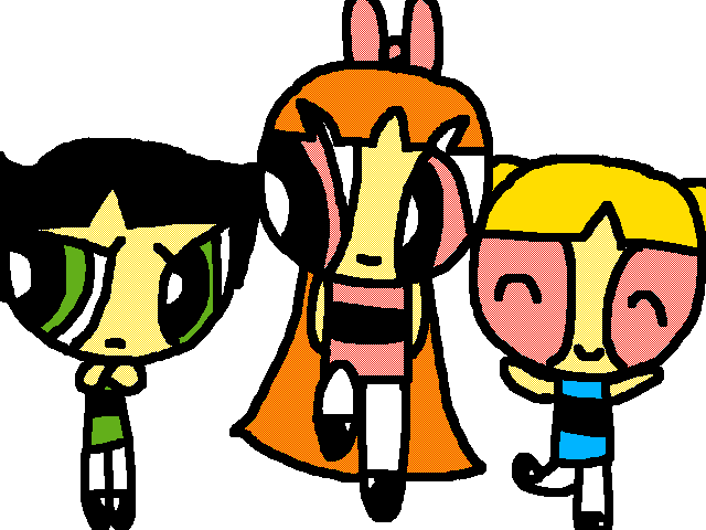 The powerpuff girls (I was bored)