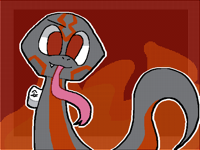 sharp-tailed snake plushie