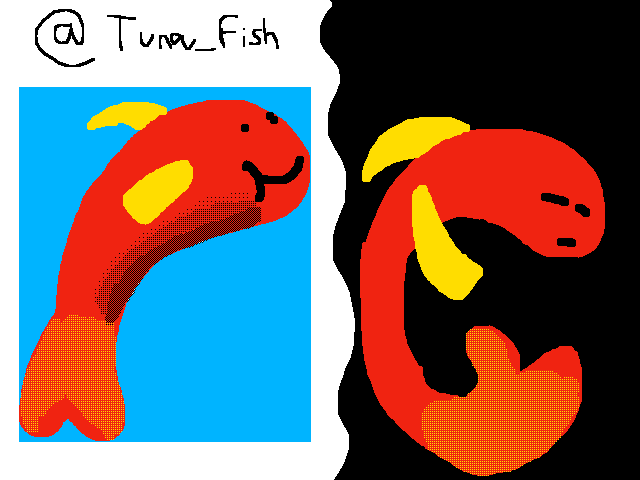 Can you make a fish scary? @tuna_fish (animation)