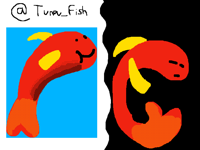 Can you make a fish scary? @tuna_fish (animation)