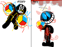 Draw him scary @why_should_i