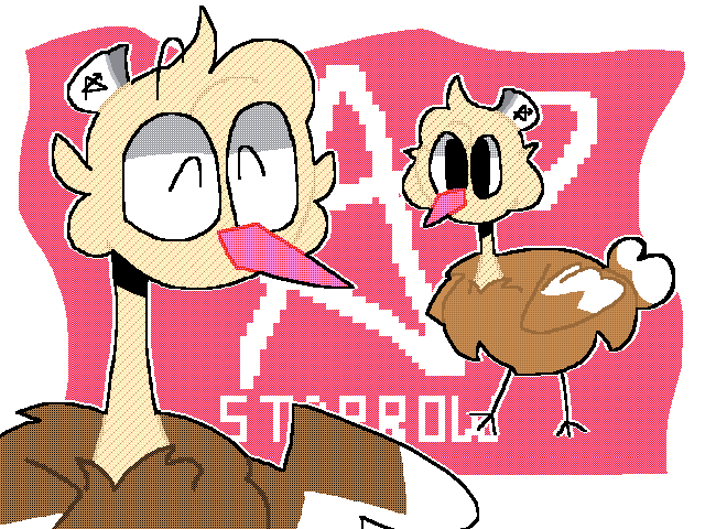 ostrich plushie