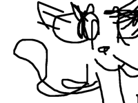 I drew my oc with my eyes closed