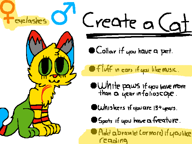 Create a cat