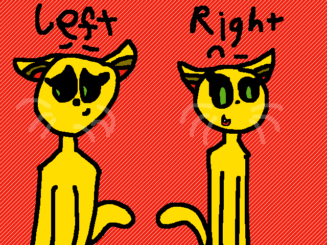 Drawing my oc with right (writing hand) and left