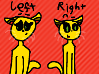 Drawing my oc with right (writing hand) and left